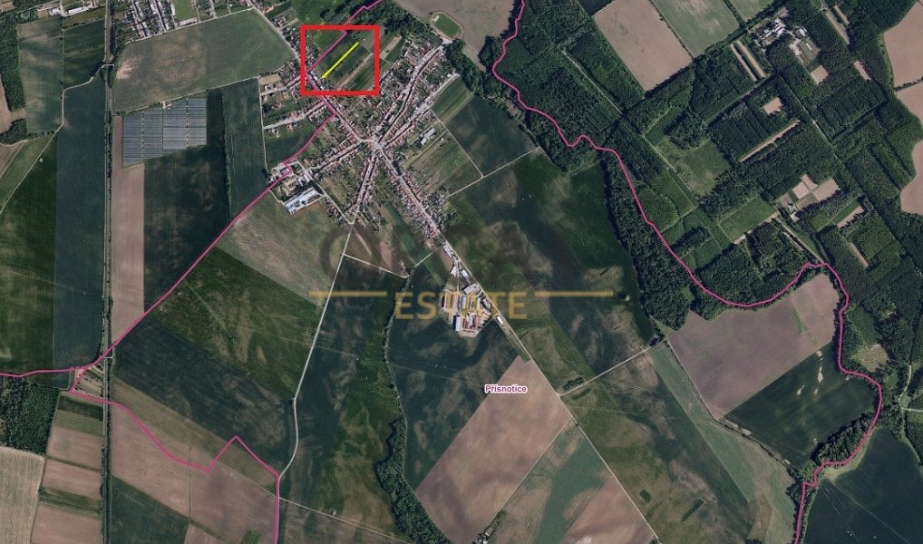 Prodej zahrady 1 058 m², Přísnotice – náhled fotky 3
