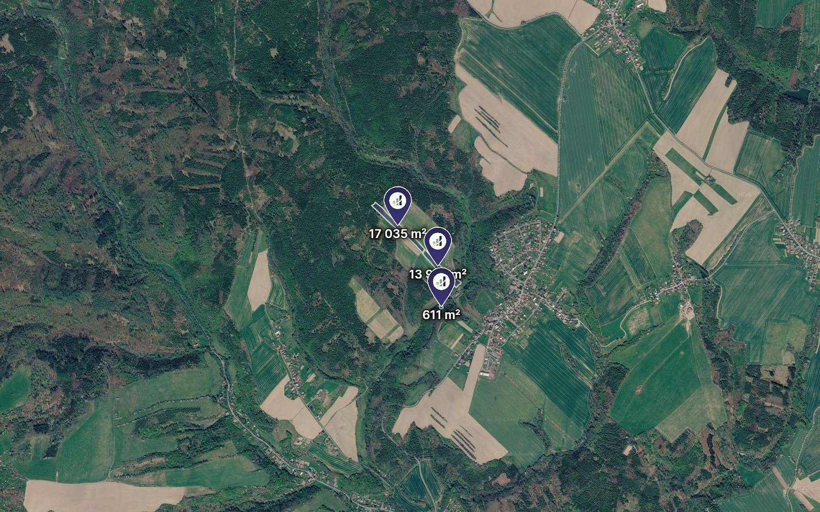 Prodej pole 31 583 m² – fotografie 2