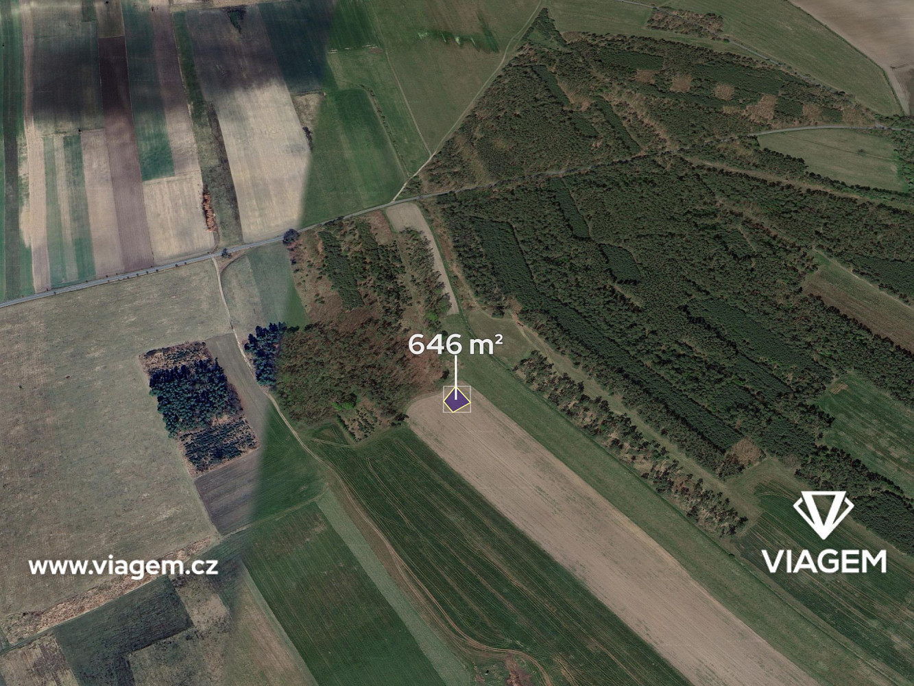 Prodej pole 646 m²