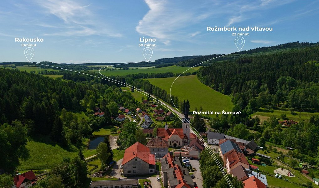 Prodej chaty/chalupy 120 m² s pozemkem 1 101 m², Rožmitál na Šumavě – náhled fotky 2