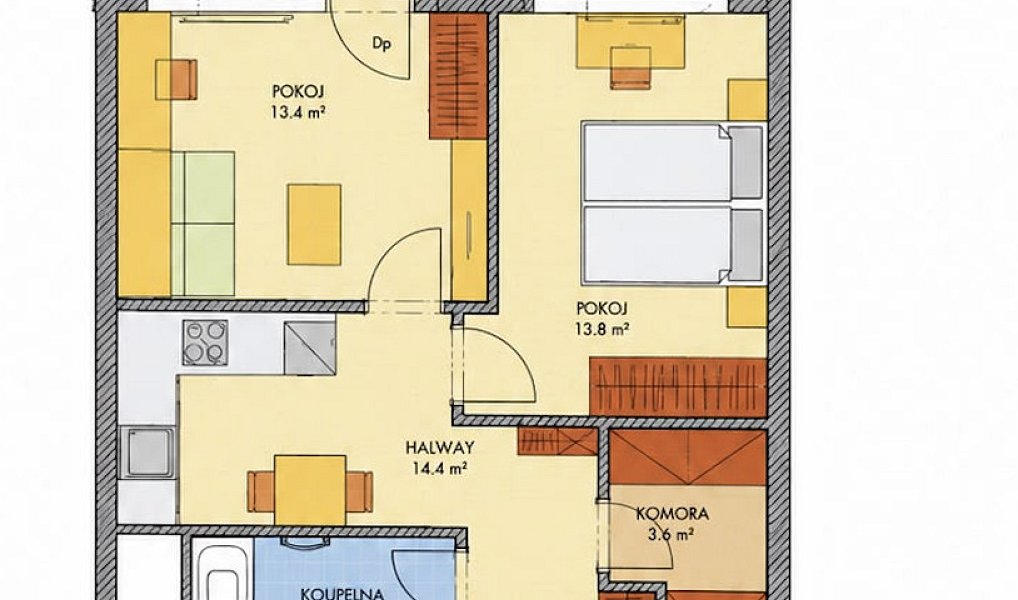 Prodej bytu 2+1 53 m², Praha – náhled fotky 3