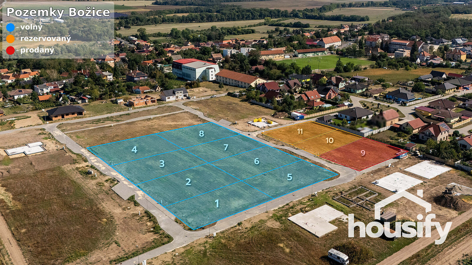 Prodej stavebního pozemku 864 m² – fotografie 2