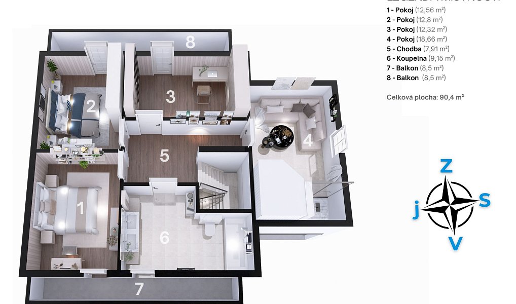 Prodej domu 135 m² s pozemkem 987 m², Těšetice – náhled fotky 38