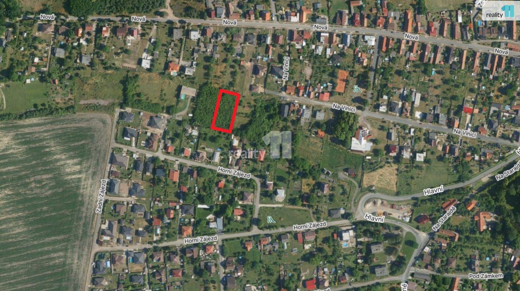 Prodej stavebního pozemku 1 733 m² – fotografie 4