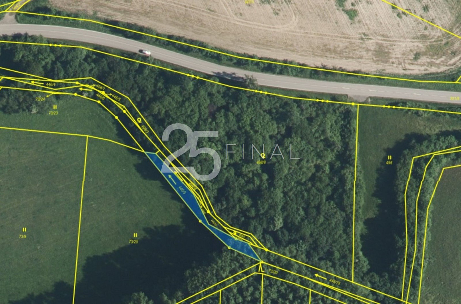 Prodej pole 5 536 m² – fotografie 2