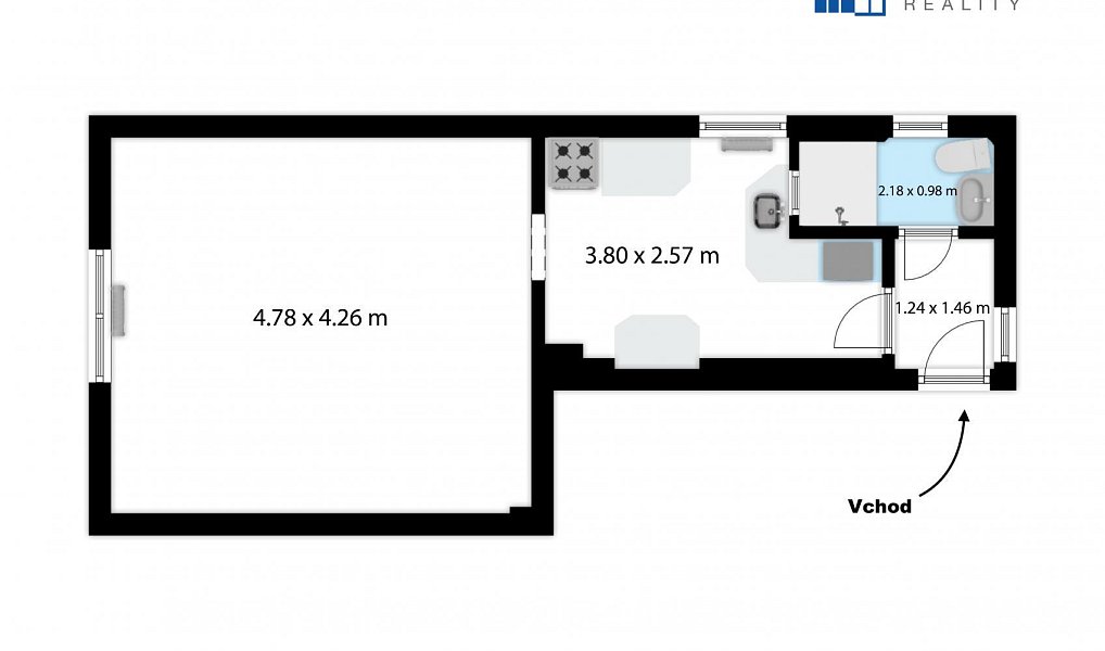 Pronájem bytu 1+1 33 m², Dubí – náhled fotky 5