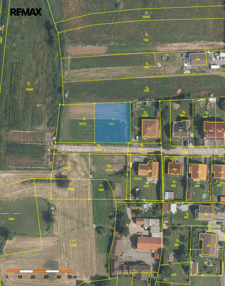 Prodej stavebního pozemku 800 m² – fotografie 3
