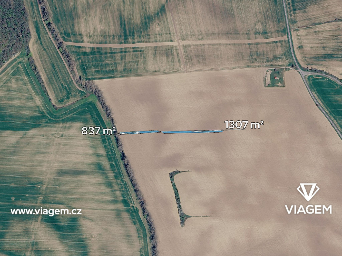Prodej pole 804 m² — photo 2