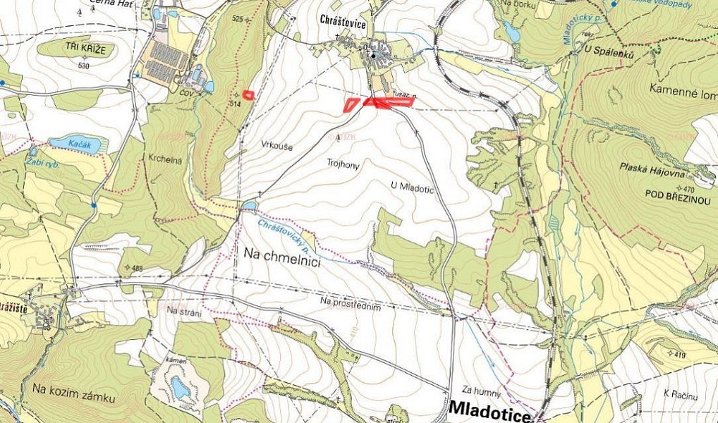 Prodej pole 13 772 m², Mladotice – náhled fotky 2