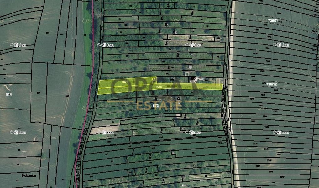 Prodej zahrady 2 427 m², Kyjov – náhled fotky 2