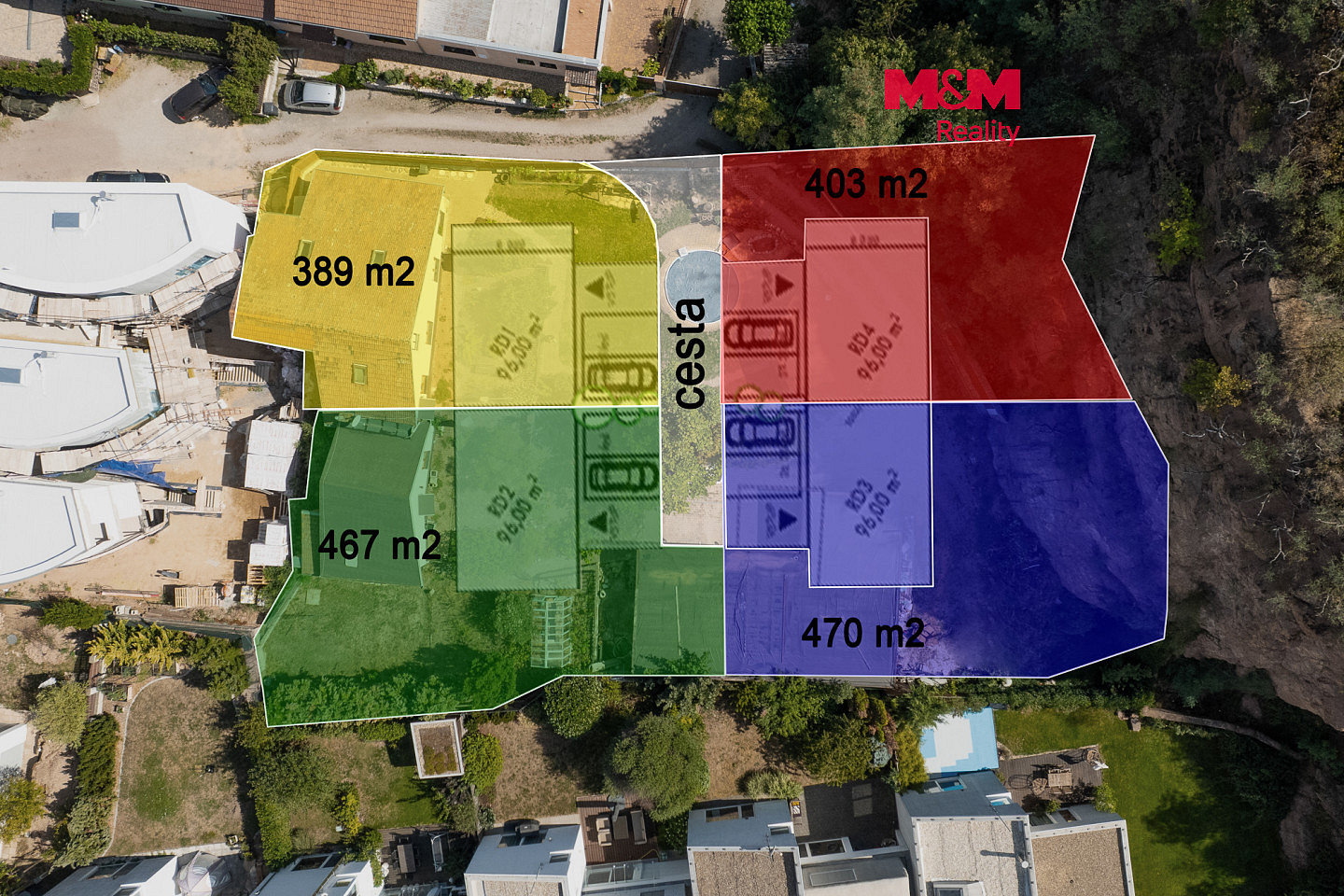 Prodej stavebního pozemku 1 842 m²