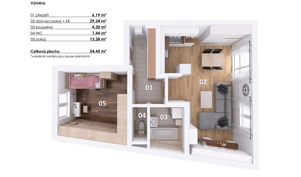 Prodej bytu 2+kk 56 m², Praha – náhled fotky 12