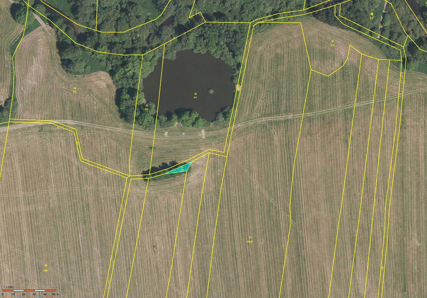 Prodej pole 1 493 m² – fotografie 2