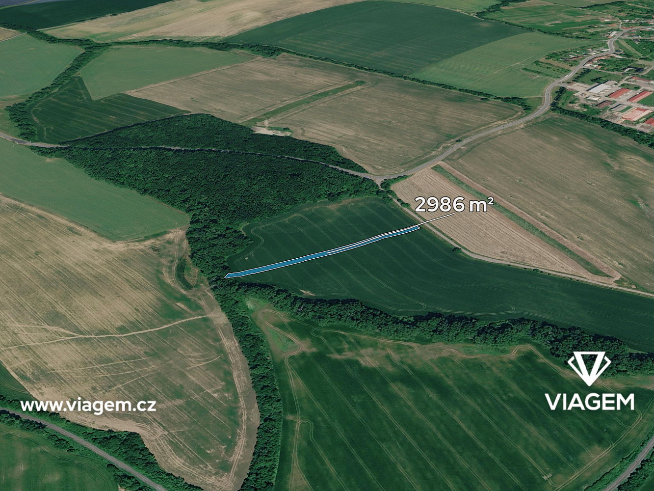 Prodej pole 2 986 m²