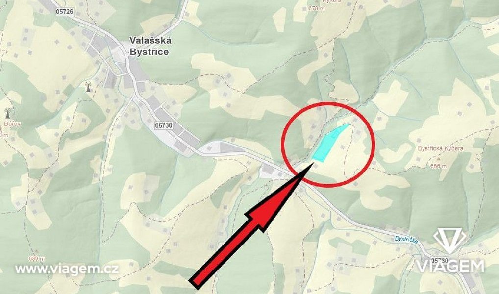 Prodej pole 2 048 m², Valašská Bystřice – náhled fotky 3