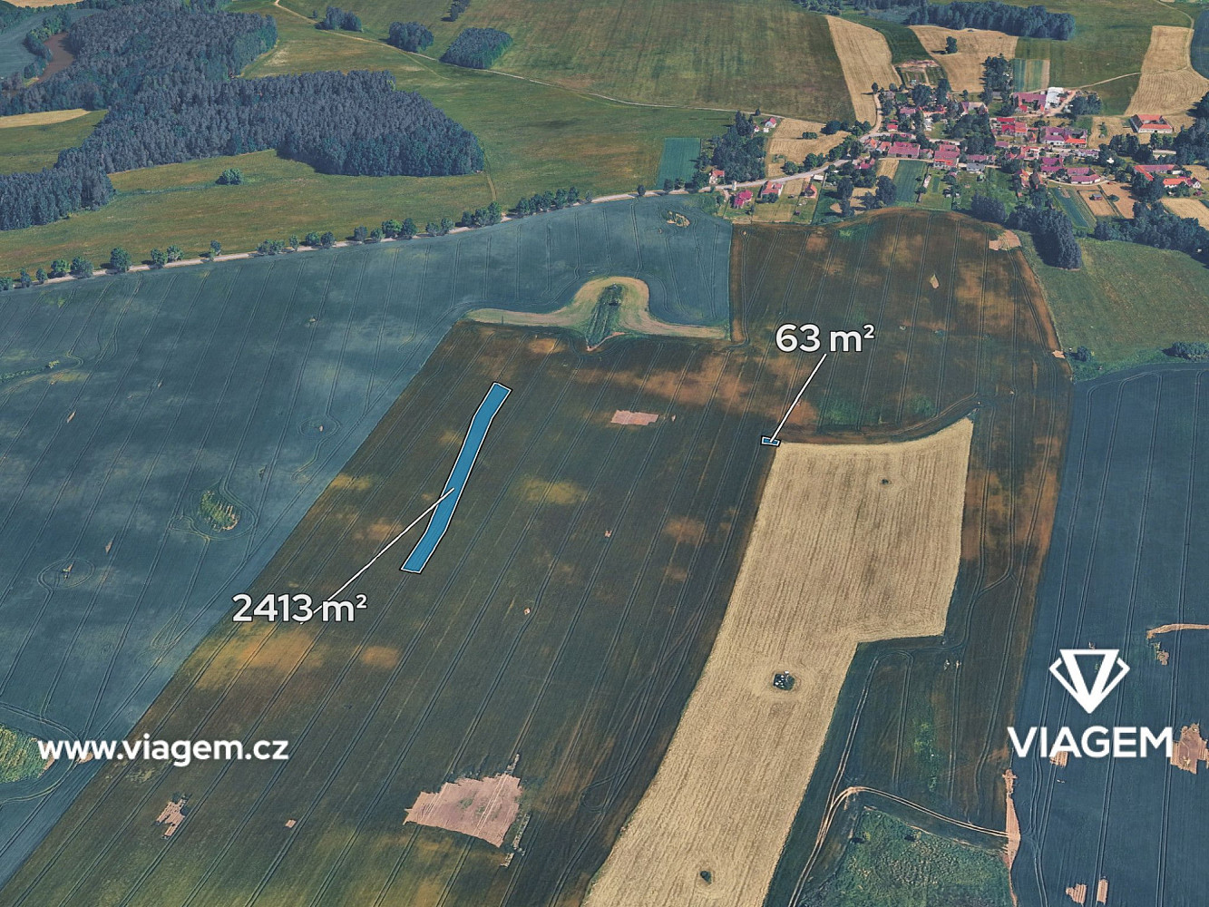 Prodej pole 1 238 m²