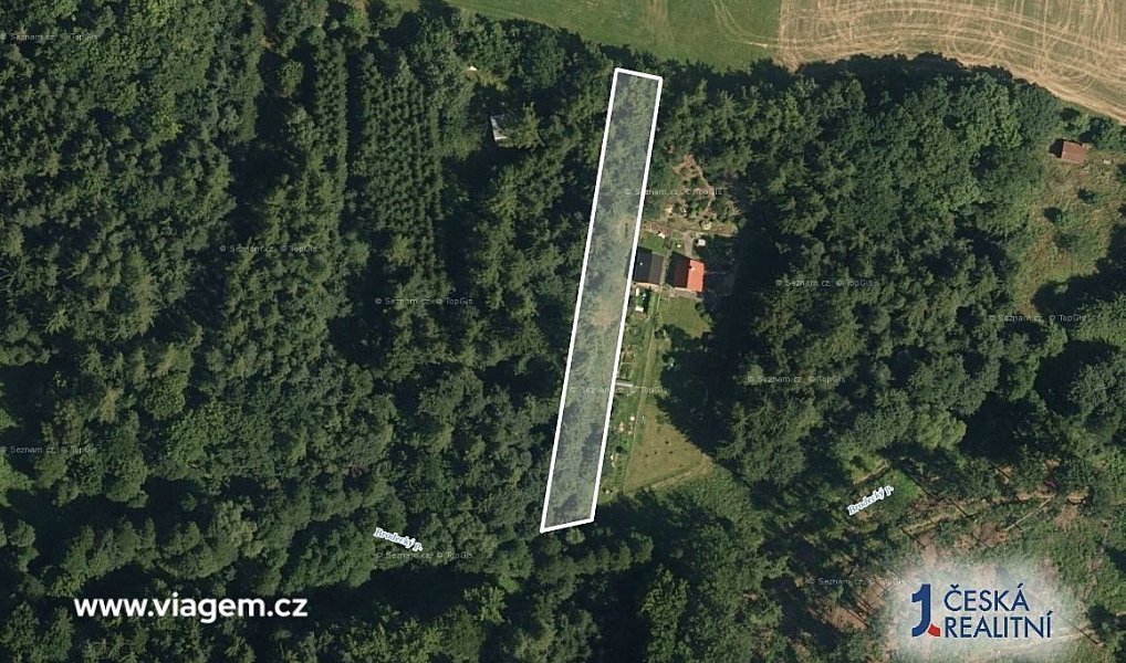 Prodej zahrady 1 141 m², Suchdol – náhled fotky 2
