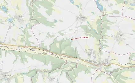 Dražba lesa 1 896 m², Vladislav