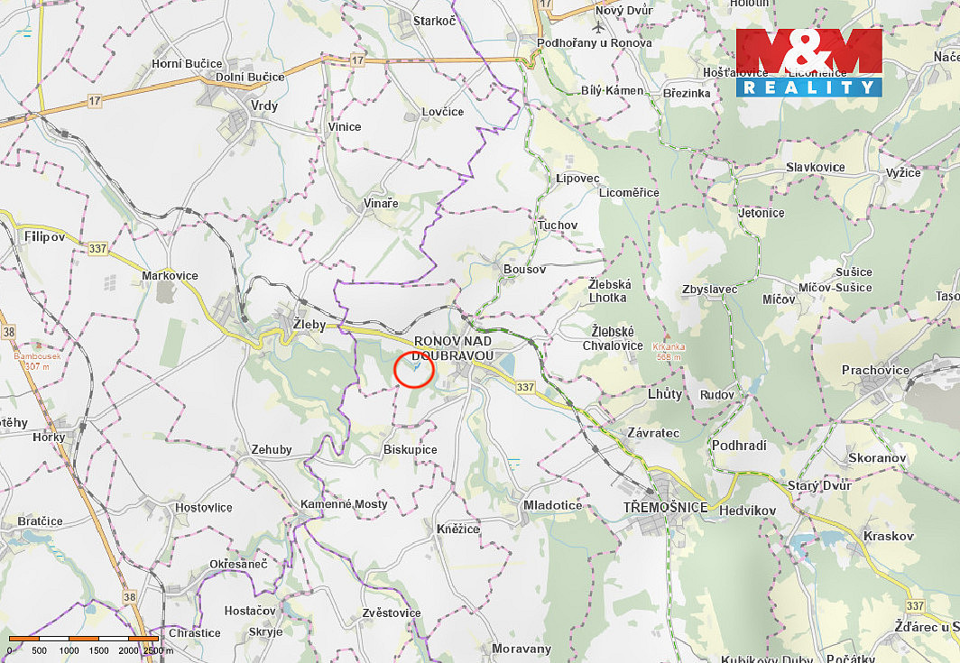 Prodej lesa 2 904 m² – pohled 3
