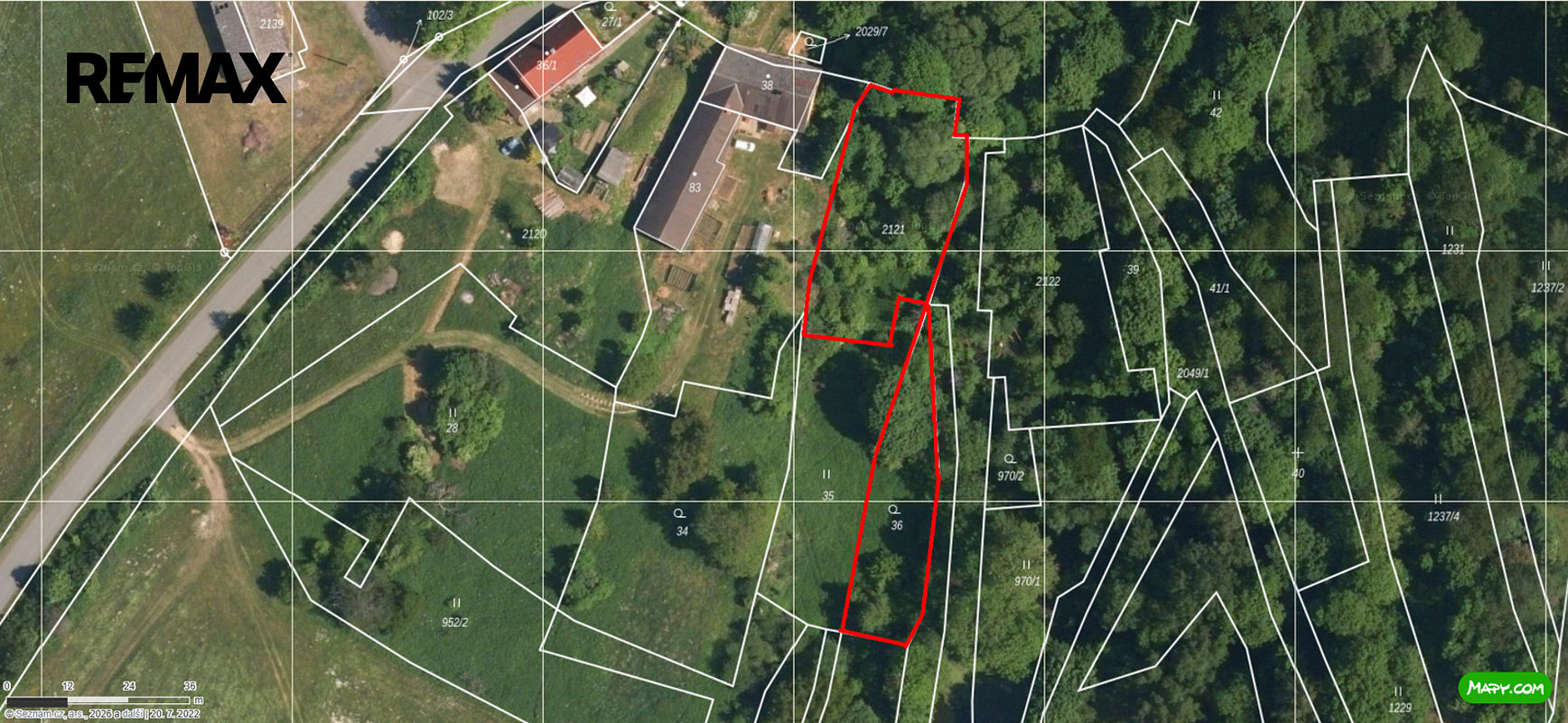 Prodej zahrady 1 818 m²