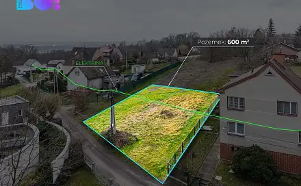Prodej stavebního pozemku 600 m², Ostrava