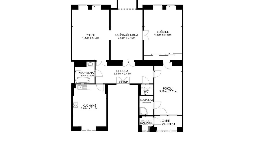 Pronájem bytu 4+1 130 m², Praha – náhled fotky 27