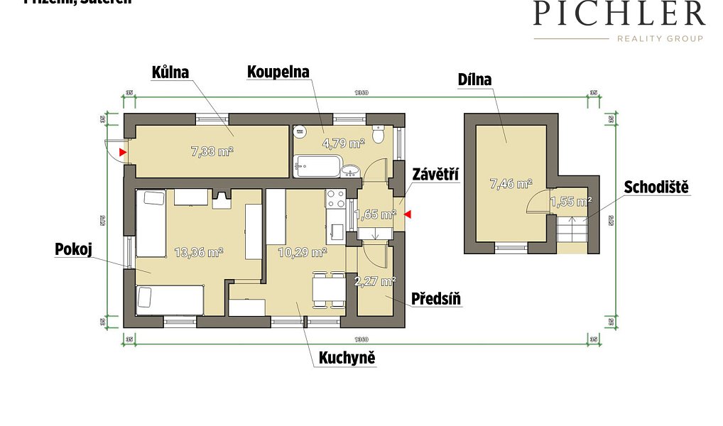 Prodej chaty/chalupy 38 m² s pozemkem 46 m², Druztová – náhled fotky 19