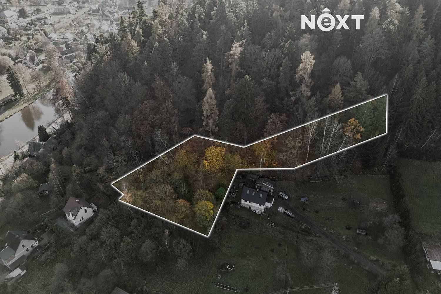 Prodej stavebního pozemku 3 487 m² – fotografie 3