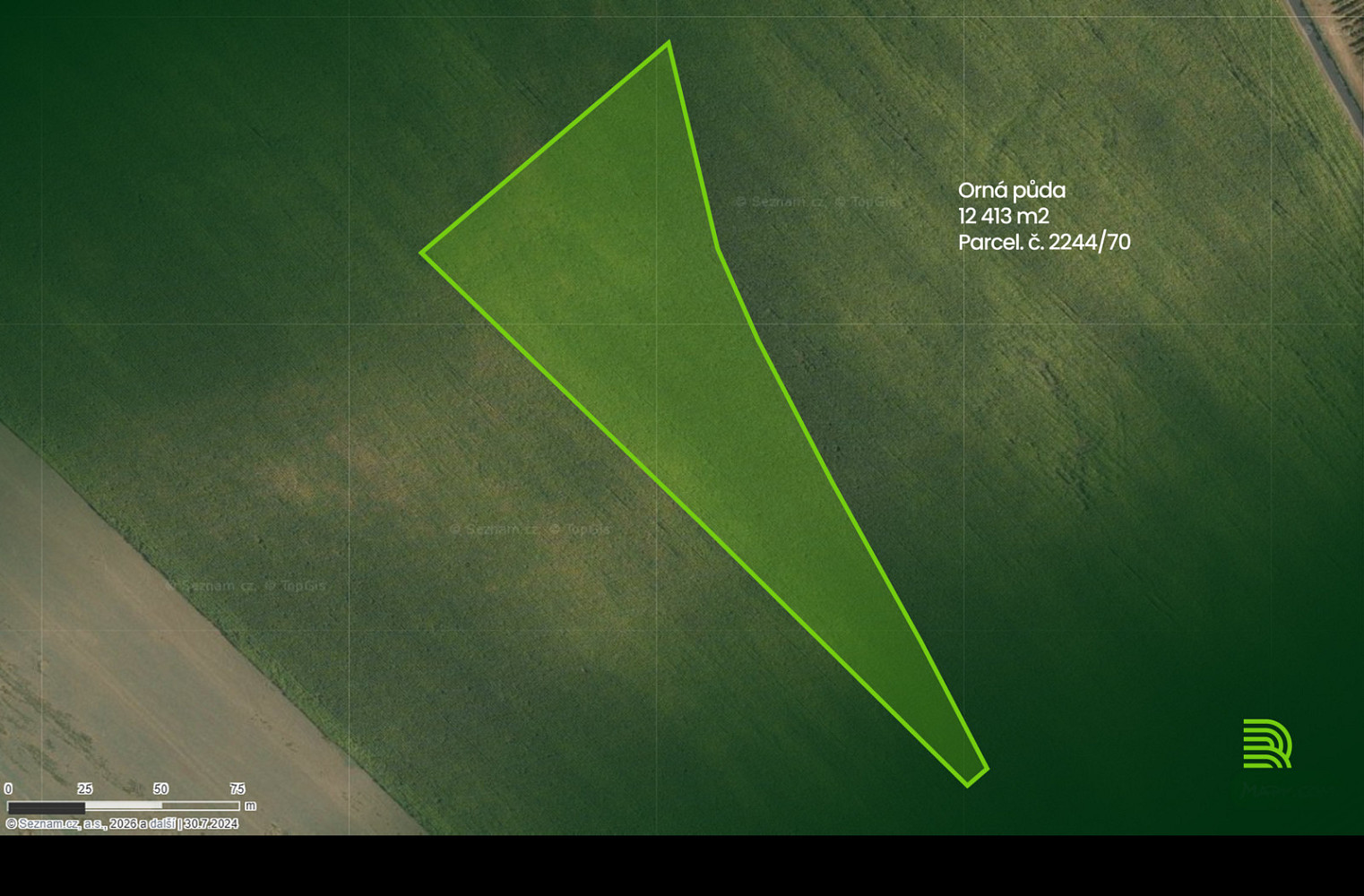 Prodej pole 12 413 m²