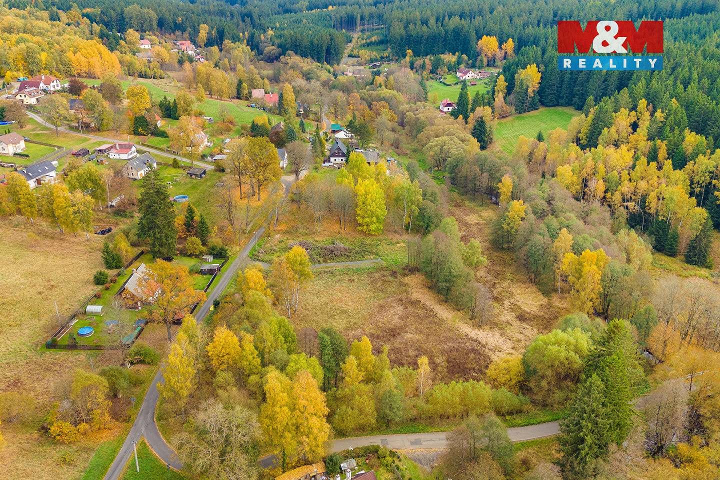 Prodej pozemku k bydlení, 491 m², Stará Voda – pohled 4