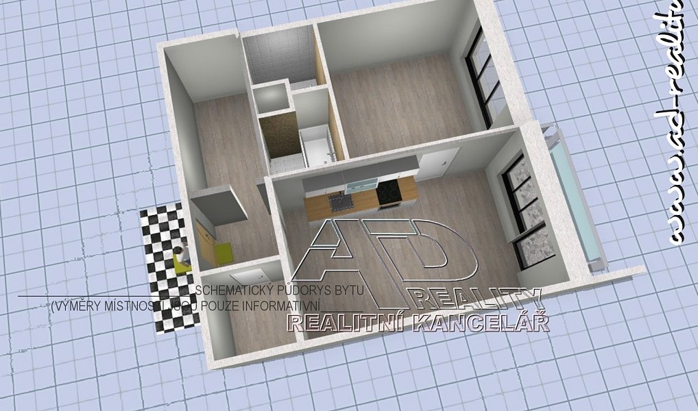 Pronájem bytu 2+kk 49 m², České Budějovice – náhled fotky 27