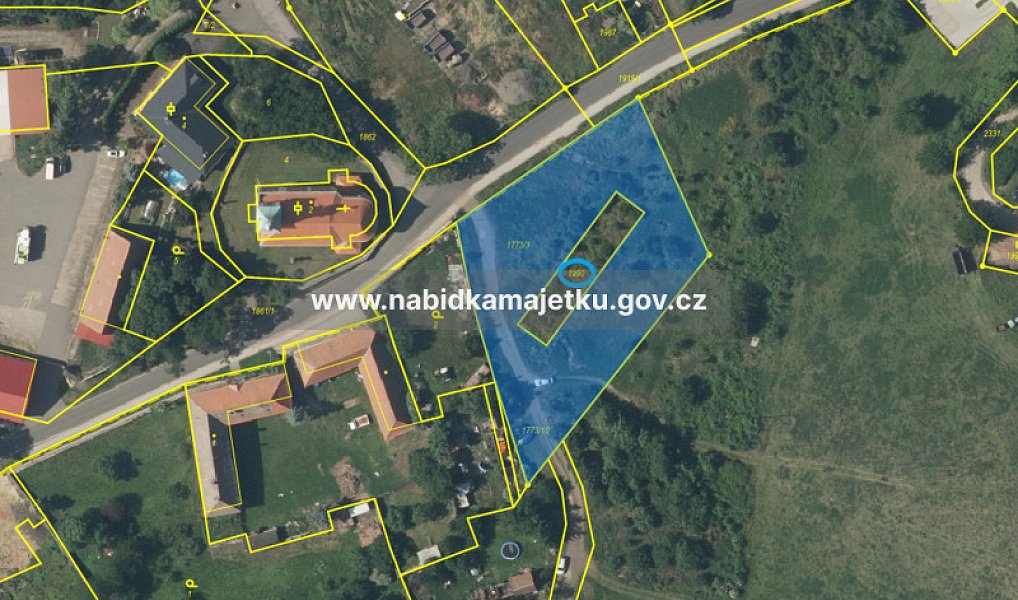 Prodej pozemku, 3160 m², Most, Bečov
