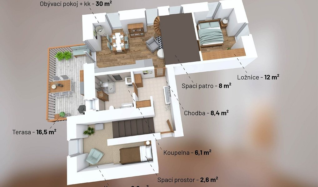 Prodej bytu 3+kk 65 m², Svoboda nad Úpou – náhled fotky 7