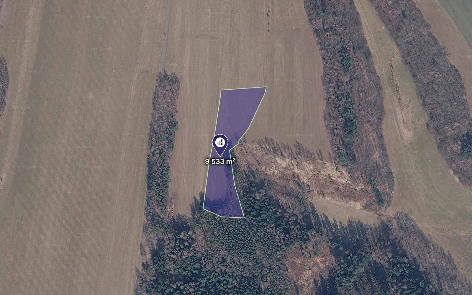Prodej pole 1 907 m²