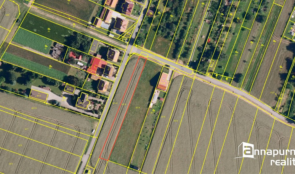 Prodej stavebního pozemku 996 m², Vysoké Popovice – náhled fotky 2