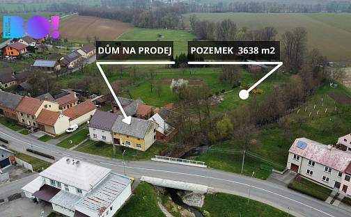 Prodej domu 52 m² s pozemkem 3 638 m², Blazice, okres Kroměříž