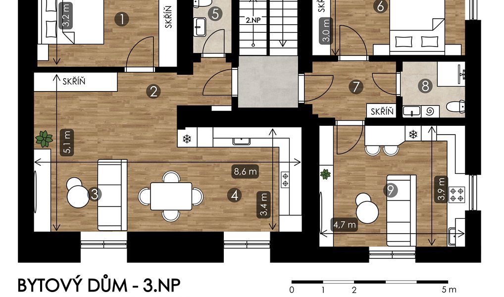 Prodej nájemního domu, činžáku 386 m², Olomouc – náhled fotky 10