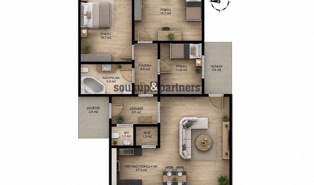 Prodej domu 97 m² s pozemkem 627 m², Bašť – náhled fotky 25