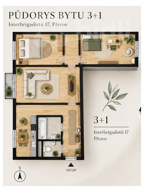 Prodej bytu 3+1 74 m² – fotografie 2