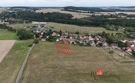 Prodej stavebního pozemku 2 108 m², Slabčice - Písecká Smoleč, okres Písek
