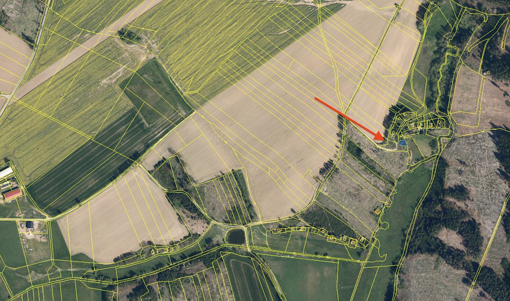 Prodej stavebního pozemku 2 131 m², Pelhřimov – náhled fotky 2