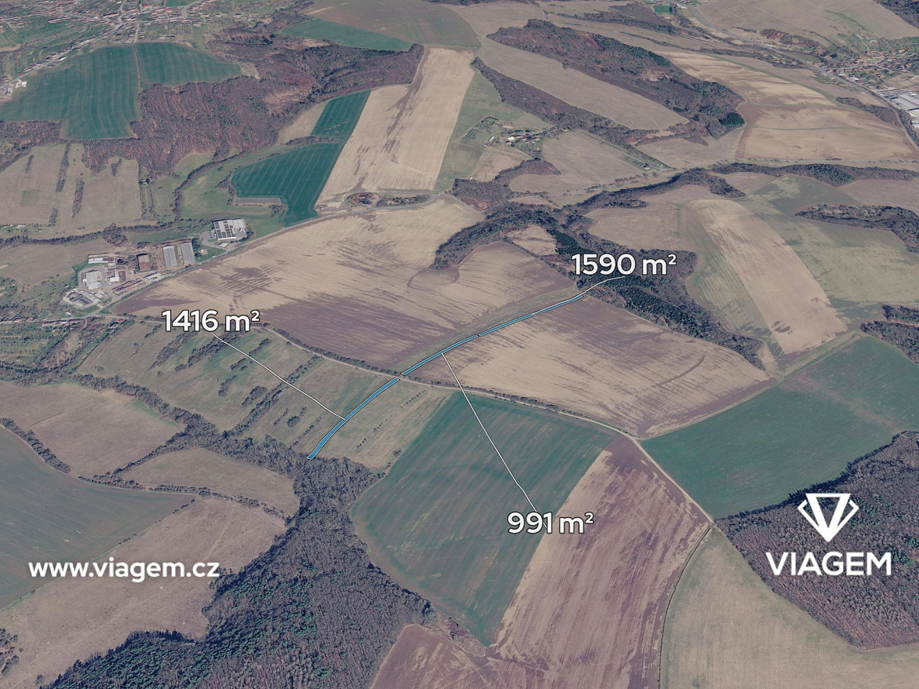 Prodej pole 2 498 m²