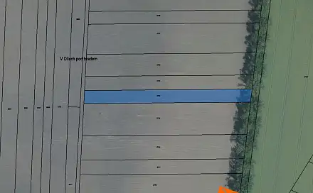 Prodej pole 2 075 m², Bánov, okres Uherské Hradiště