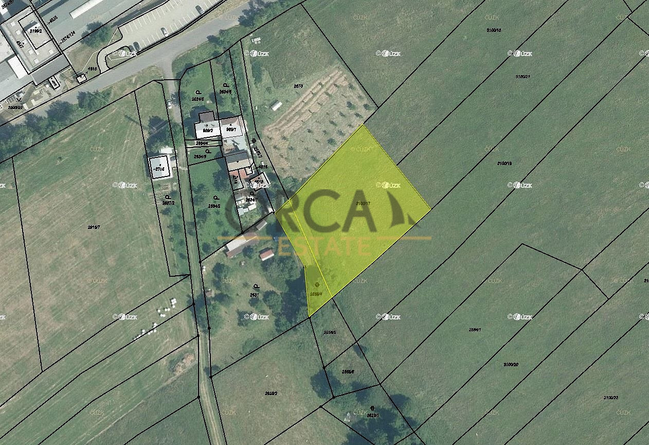 Prodej pole 1 697 m²