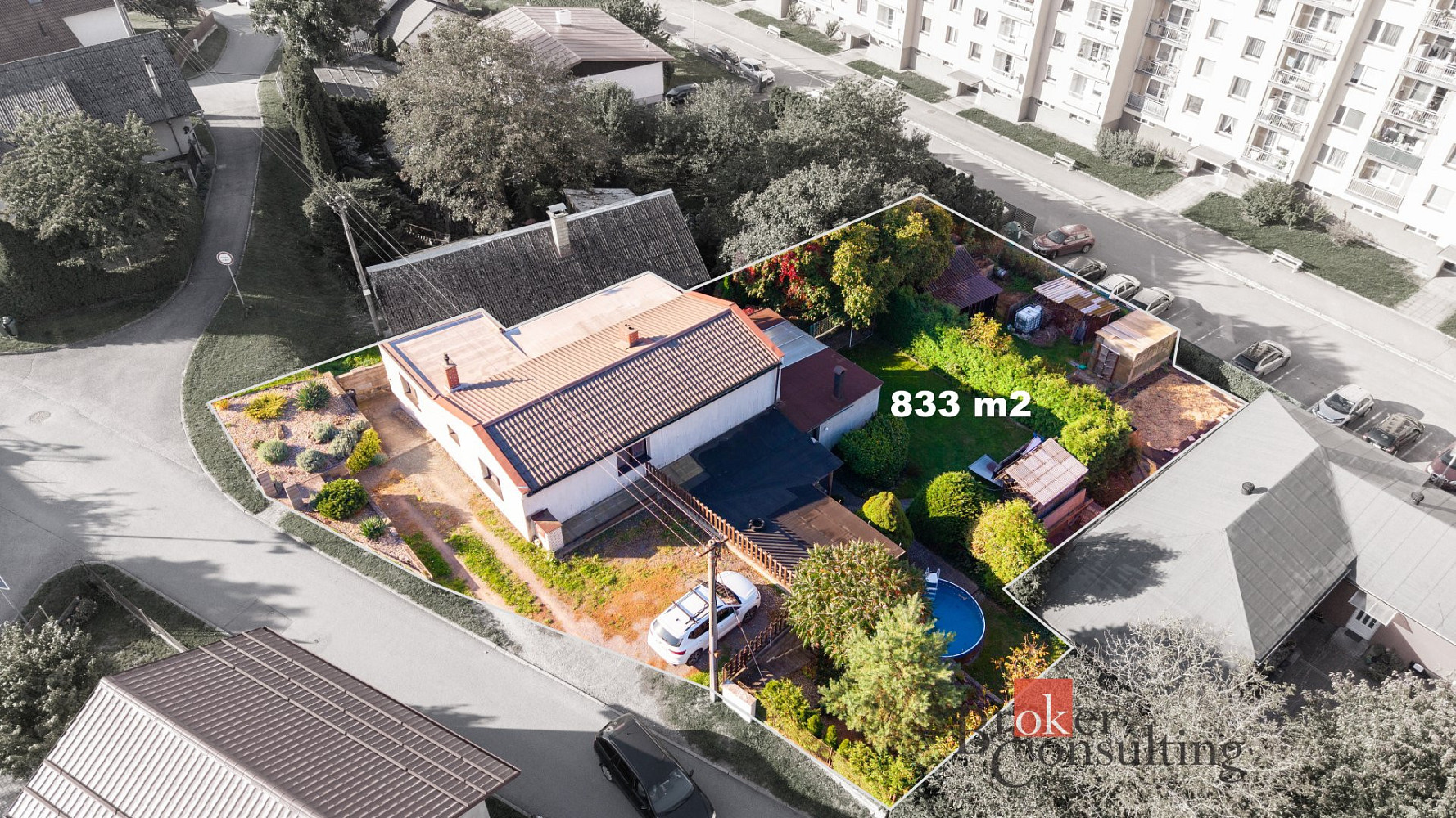 Prodej domu 180 m² s pozemkem 833 m²