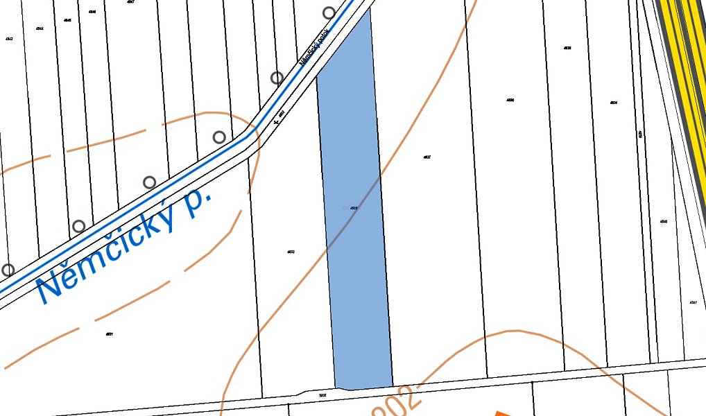 Prodej pole 2 931 m², Hulín – náhled fotky 3