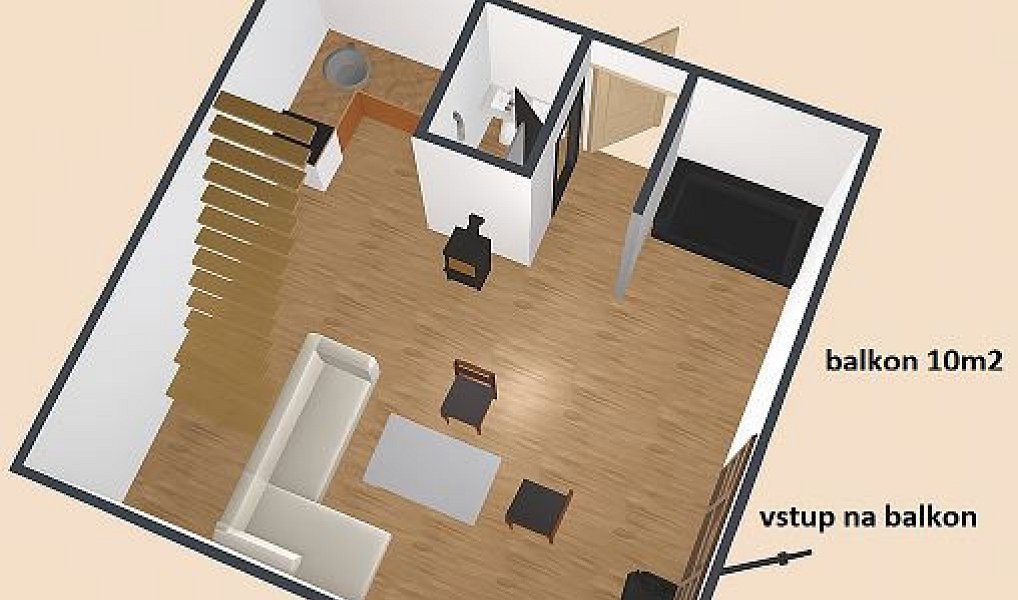 Prodej chaty/chalupy 70 m² s pozemkem 446 m², Nekoř – náhled fotky 11