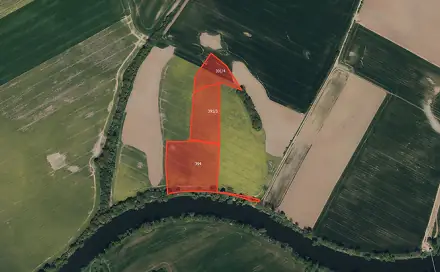 Prodej pole 45 874 m², Černá u Bohdanče, okres Pardubice