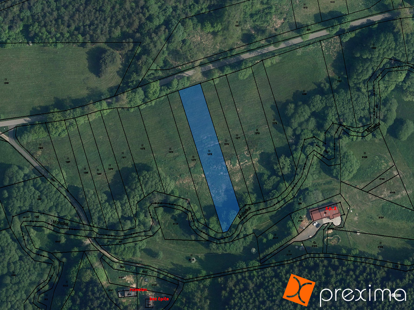 Prodej pozemku 2 839 m²