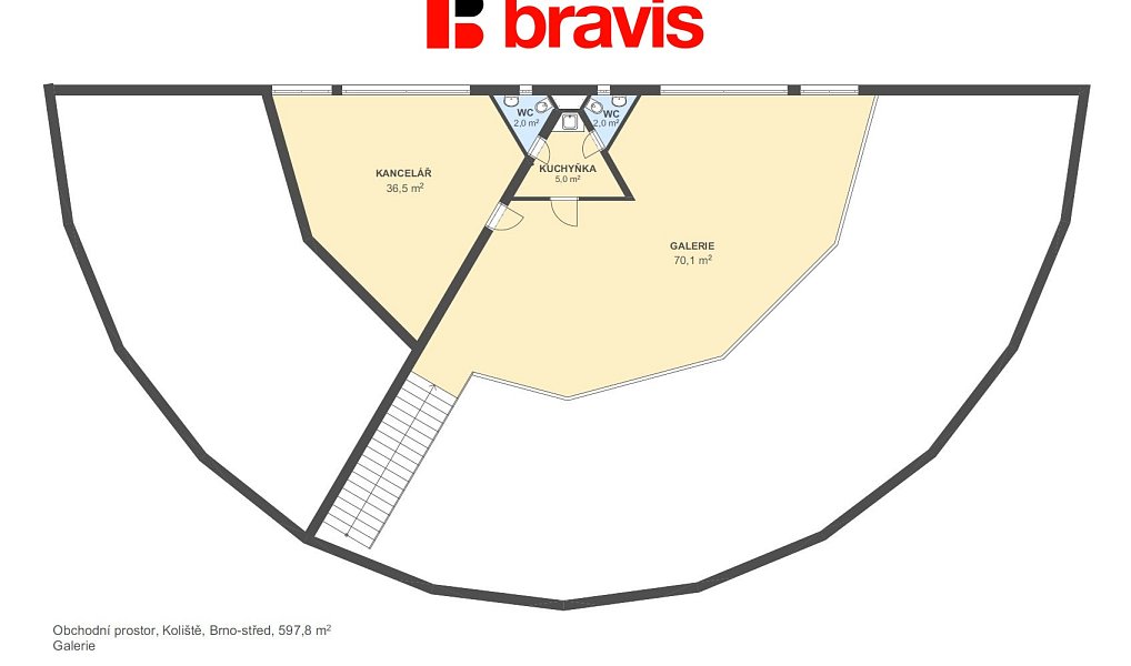 Prodej obchodních prostor 600 m², Brno – náhled fotky 7